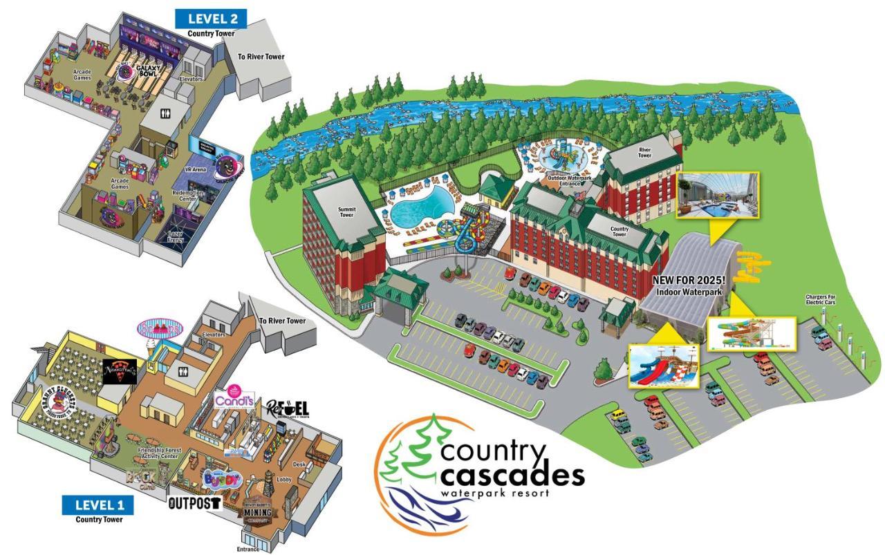 Country Cascades Waterpark Resort Pigeon Forge Luaran gambar